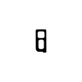 Samsung Galaxy Note 8 N950FD - Sticlă Blitz Cameră Spate - GH64-06508A Genuine Service Pack