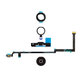 Apple iPad Air - Buton Acasă + Cablu Flex + Suport + Inel din plastic + Garnitură (Black)