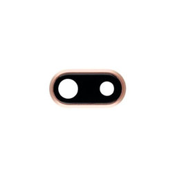 Apple iPhone 8 Plus - Sticlă Cameră Spate cu Ramă (Gold)