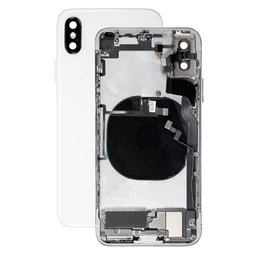 Apple iPhone X - Carcasă Spate cu Piese Mici (Silver)