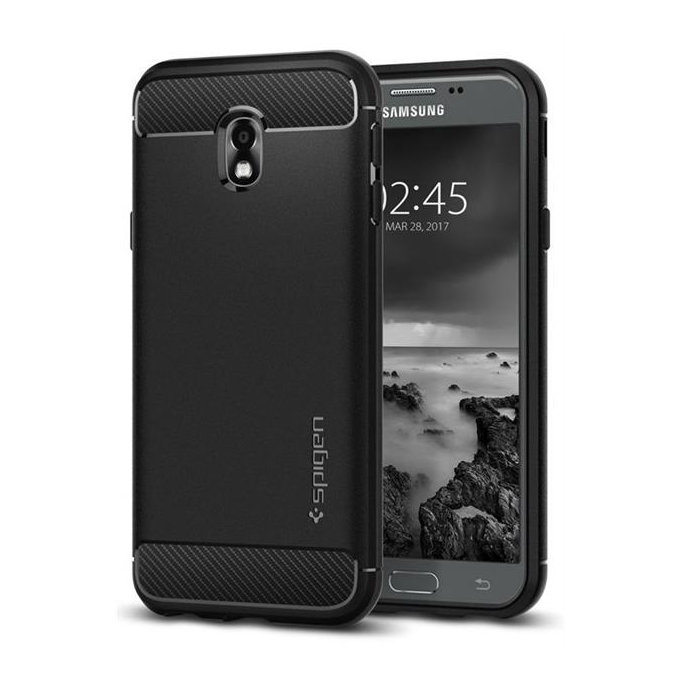 Spigen - Husă Rugged pentru Samsung Galaxy J3 2017, negru