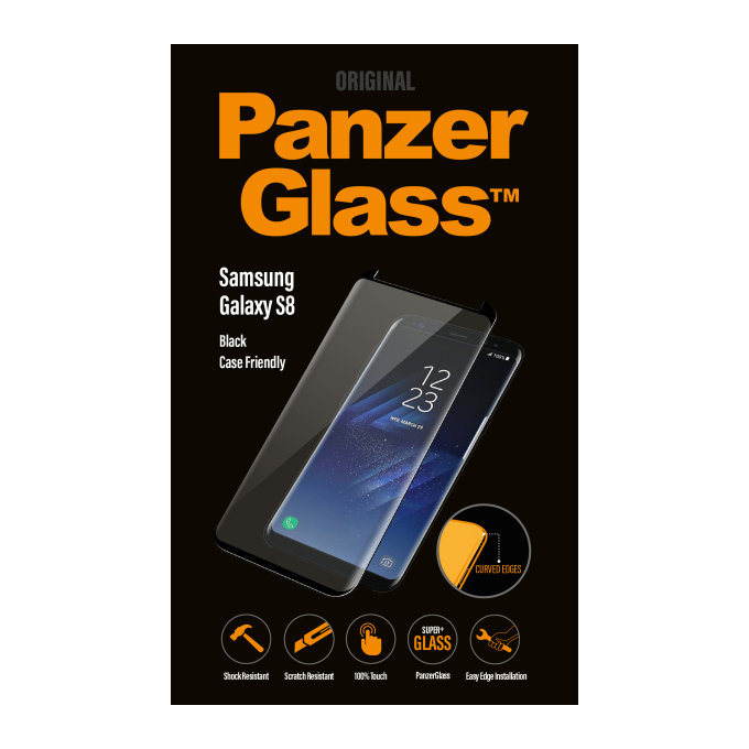 PanzerGlass - Geam Securizat Case Friendly pentru Samsung Galaxy S8, black