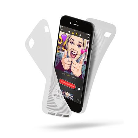 SBS - Polo Caz pentru iPhone 7 Plus & 8 Plus, alb