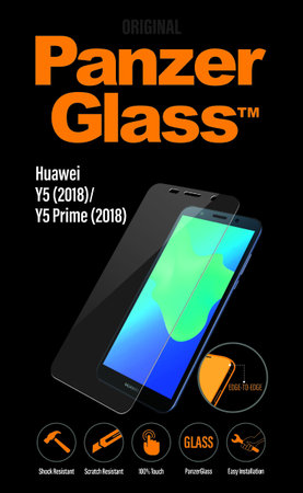 PanzerGlass - Geam Securizat pentru Huawei Y5 (2018), Y5 Prime (2018), transparent
