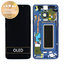 Samsung Galaxy S9 G960F - Ecran LCD + Sticlă Tactilă + Ramă (Coral Blue) - GH97-21696D, GH97-21697D Genuine Service Pack