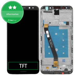 Huawei Mate 10 Lite - Ecran LCD + Sticlă Tactilă + Ramă (Black) TFT