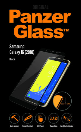 PanzerGlass - Geam Securizat Edge-To-Edge pentru Samsung Galaxy J6 (2018), black