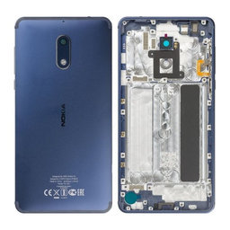 Nokia 6 - Carcasă Baterie (Tempered Blue) - 20PLELW0016 Genuine Service Pack