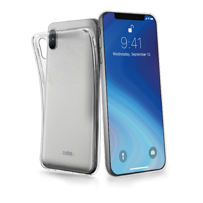 SBS - Caz Skinny pentru iPhone XS Max, transparent