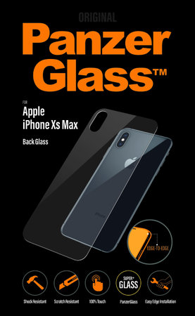PanzerGlass - Sticlă spate întârită pentru iPhone XS Max, transparentă