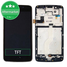 Motorola Moto G5 XT1676 - Ecran LCD + Sticlă Tactilă + Ramă (Black) TFT