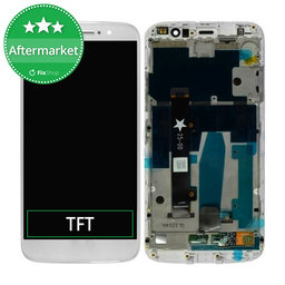 Motorola Moto M XT1663 - Ecran LCD + Sticlă Tactilă + Ramă (Grey) TFT
