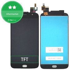 Motorola Moto G5S Plus XT1805 - Ecran LCD + Sticlă Tactilă (Black) TFT