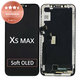 Ecran pentru iPhone XS Max, Sticlă tactilă cu ramă, Refurbished