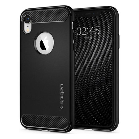 Spigen - Carcasă Rugged Armor pentru - iPhone XR, negru