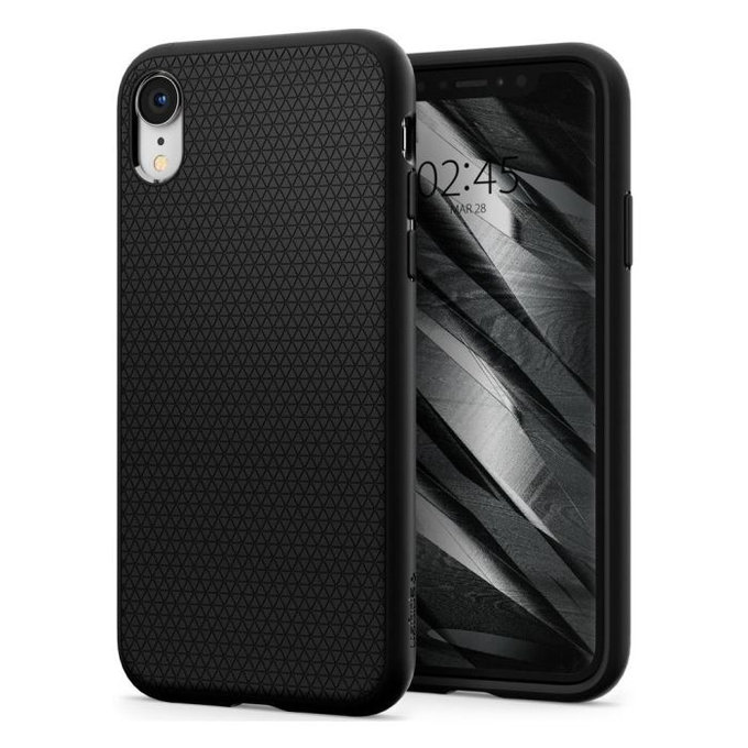 Spigen - Carcasă Liquid Air pentru iPhone XR, negru
