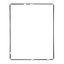 Apple iPad 3, iPad 4 - Ramă din Plastic sub Suprafata Tactilă (Black)
