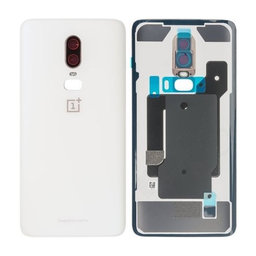 OnePlus 6 - Carcasă Baterie (White) - 1071100109 Genuine Service Pack