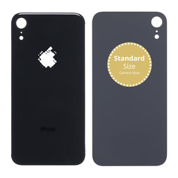 Apple iPhone XR - Sticlă Carcasă Spate (Black)