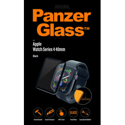 PanzerGlass - Geam securizat pentru Apple Watch Series 4, 5, 6, SE (1st gen) & SE (2nd gen) 40mm, transparent