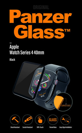 PanzerGlass - Geam securizat pentru Apple Watch Series 4, 5, 6, SE (1st gen) & SE (2nd gen) 40mm, transparent