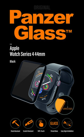 PanzerGlass - Geam securizat pentru Apple Watch Series 4, 5, 6, SE (1st gen) & SE (2nd gen) 44mm, transparent