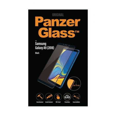 PanzerGlass - Sticlă întârită pentru Samsung Galaxy A9 (2018), neagră