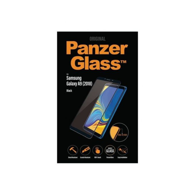 PanzerGlass - Sticlă întârită pentru Samsung Galaxy A9 (2018), neagră