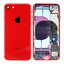 Apple iPhone 8 - Carcasă Spate cu Piese Mici (Red)