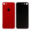 Apple iPhone 8 - Sticlă Carcasă Spate (Red)