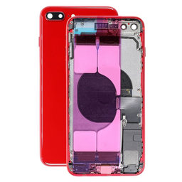 Apple iPhone 8 Plus - Carcasă Spate cu Piese Mici (Red)