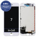 Ecran In-Cell pentru iPhone 7, White, Sticlă tactilă cu ramă, FixPremium