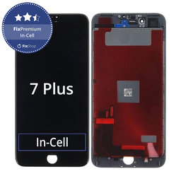 Apple iPhone 7 Plus - Ecran LCD + Sticlă Tactilă + Ramă (Black) In-Cell FixPremium