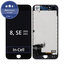 Apple iPhone 8, SE (2020), SE (2022) - Ecran LCD + Sticlă Tactilă + Ramă (Black) In-Cell FixPremium