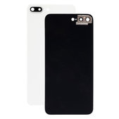 Apple iPhone 8 Plus - Sticlă Carcasă Spate cu Suport Cameră (Silver)