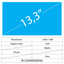 13.3 LCD Slim Mat 30 pin HD