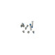 Apple MacBook Air 13" A1369 (Late 2010 - Mid 2011), A1466 (Mid 2012 - Mid 2017) - Set de șuruburi Inferioare P5 PENTALOBE