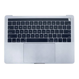 Apple MacBook Pro 13" A1706 (Late 2016 - Mid 2017) - Superior Ramă Tastatură + Tastatură (US) + Microfon + Trackpad + Boxe (Silver)