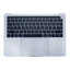 Apple MacBook Pro 13" A1706 (Late 2016 - Mid 2017) - Superior Ramă Tastatură + Tastatură (US) + Microfon + Trackpad + Boxe (Silver)