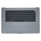 Apple MacBook Pro 15" A1707 (Late 2016 - Mid 2017) - Superior Ramă Tastatură + Tastatură (US) + Microfon + Trackpad + Boxe (Space Gray)