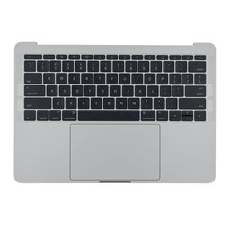 Apple MacBook Pro 13" A1708 (Late 2016 - Mid 2017) - Superior Ramă Tastatură + Baterie + Tastatură (US) + Microfon + Trackpad + Boxe (Silver)