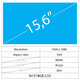 15.6 LCD Slim Mat 40 pin Full HD