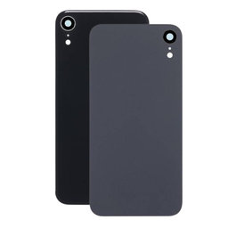 Apple iPhone XR - Sticlă Carcasă Spate + Sticlă Camere (Black)
