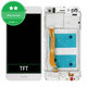 Huawei P9 lite mini, Y6 Pro (2017) - Ecran LCD + Sticlă Tactilă + Ramă (White) TFT
