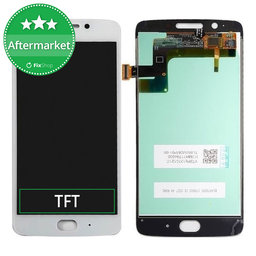 Motorola Moto G5 XT1676 - Ecran LCD + Sticlă Tactilă (White) TFT