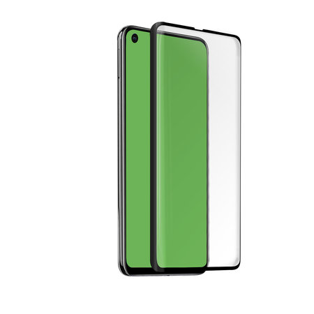 SBS - Geam Securizat 4D Full Glass pentru Huawei P30 Lite, negru