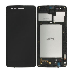 LG K8 M200N (2017) - Ecran LCD + Sticlă Tactilă + Ramă (Black) TFT