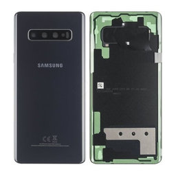 Samsung Galaxy S10 Plus G975F - Carcasă Baterie (Prism Black) - GH82-18406A Genuine Service Pack