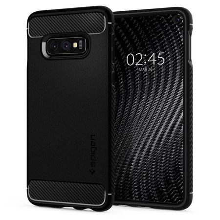 Spigen - Husă Rugged pentru SamsungGalaxy S10e, neagră