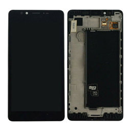 Microsoft Lumia 950/950 LTE - Ecran LCD + Sticlă Tactilă + Ramă ( Negru)